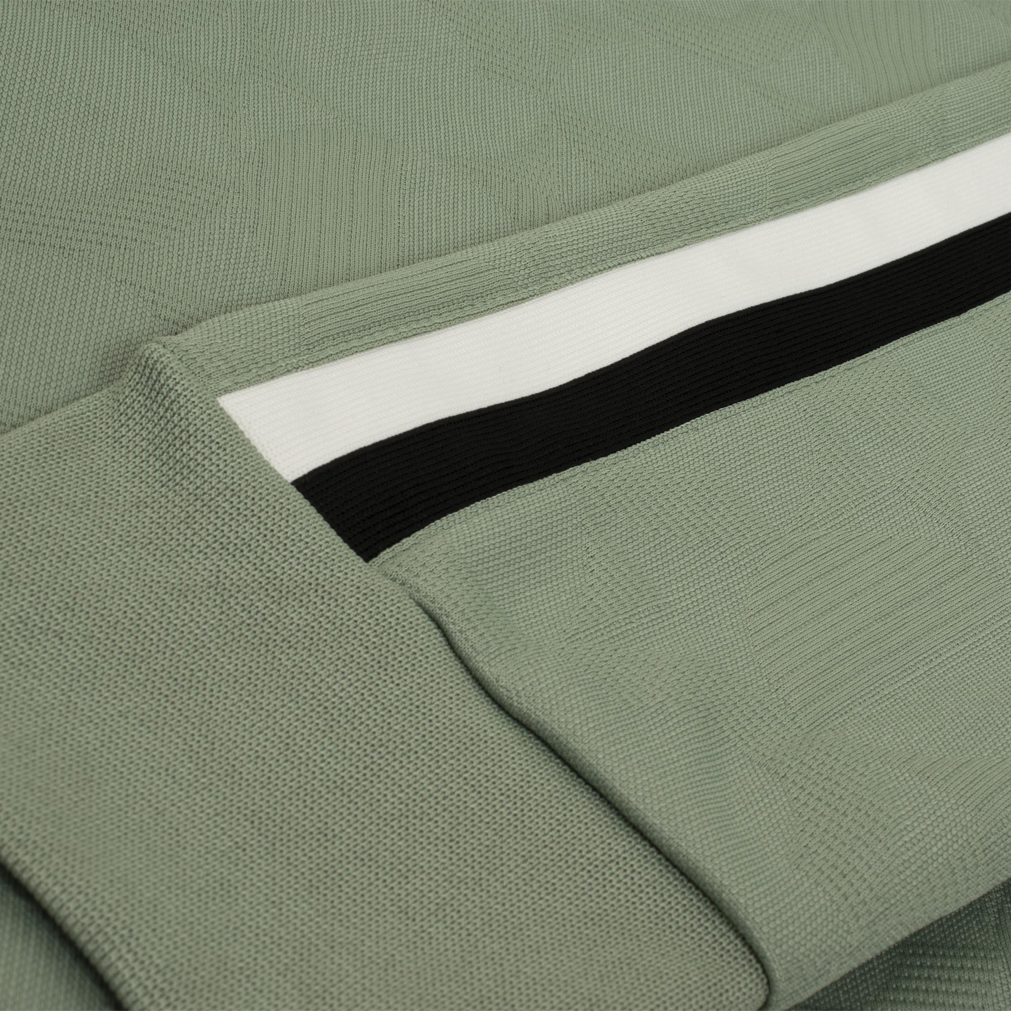 Boss Skarley Striped C Mens Full Zip Sweater Open Green